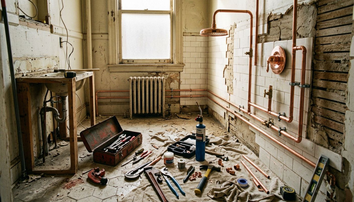 Comment optimiser l'installation de plomberie dans les logements anciens ?