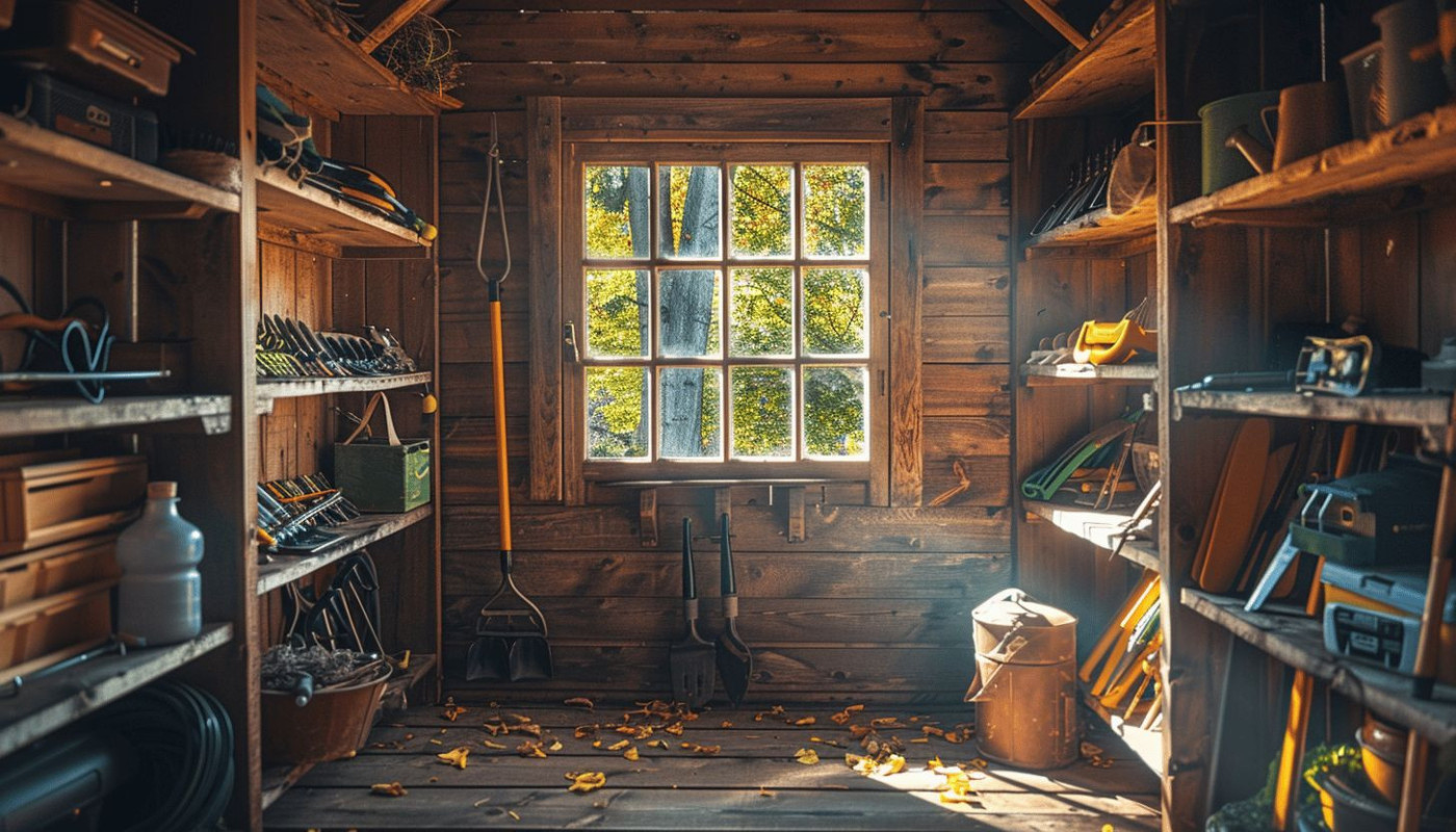Solutions de stockage créatives pour les outils de jardin