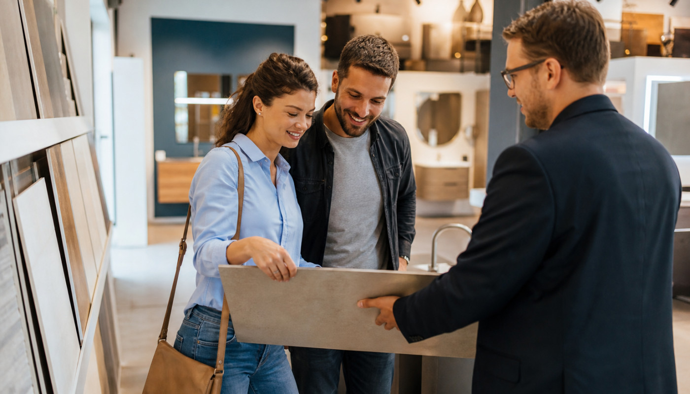 Votre projet prend vie : récit d’une visite dans un showroom de travaux